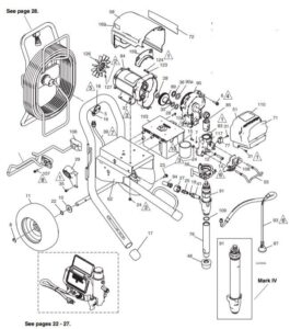 Bauzeichnung Graco Ultra Max II 695 ProContractor