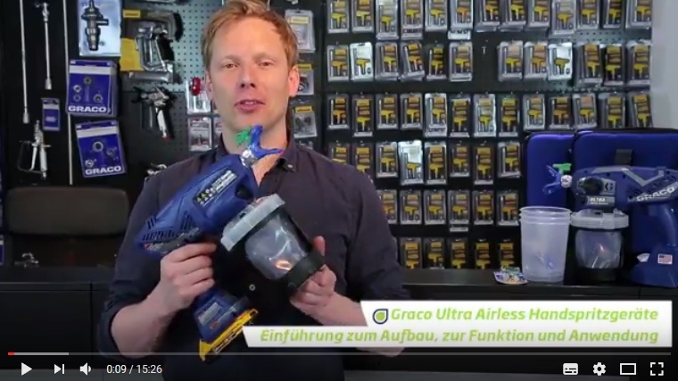 Graco Ultra & UltraMax Airless Handspritzgerät - Akku & Kabel