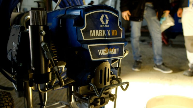 Graco Mark X ProContractor ausgestattet für Brandschutz